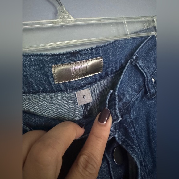 Kut from the Kloth Relaxed Blue Denim Jeans - Picture 5 of 8